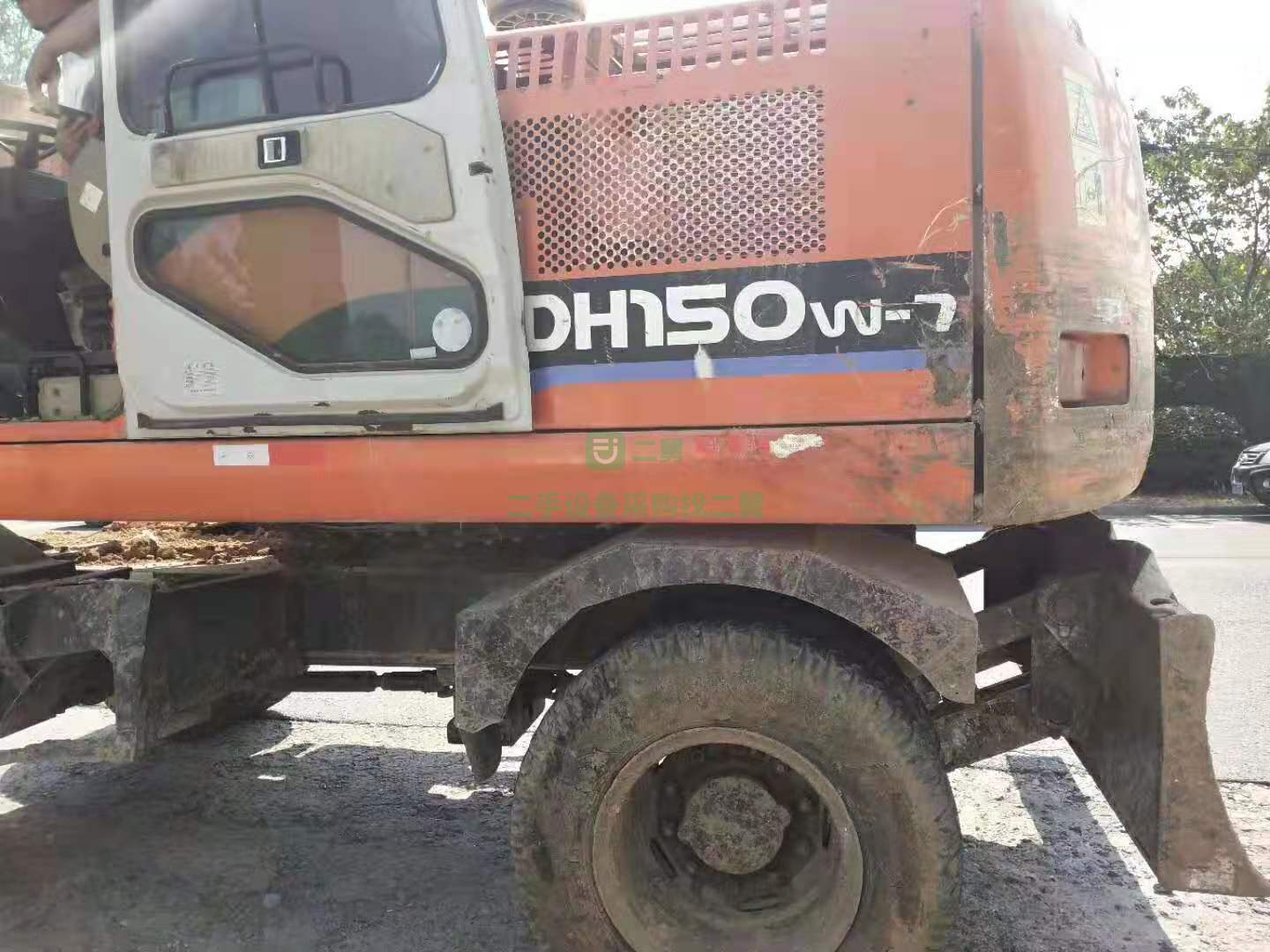 一手斗山150-7輪挖，干活沒問題，跑起來小飛機，二手挖掘機