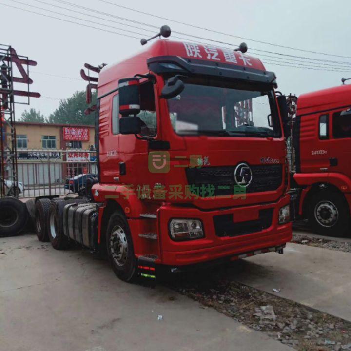 出售9成新二手德龍半掛牽引車陜汽德龍半掛牽引頭，濰柴430馬