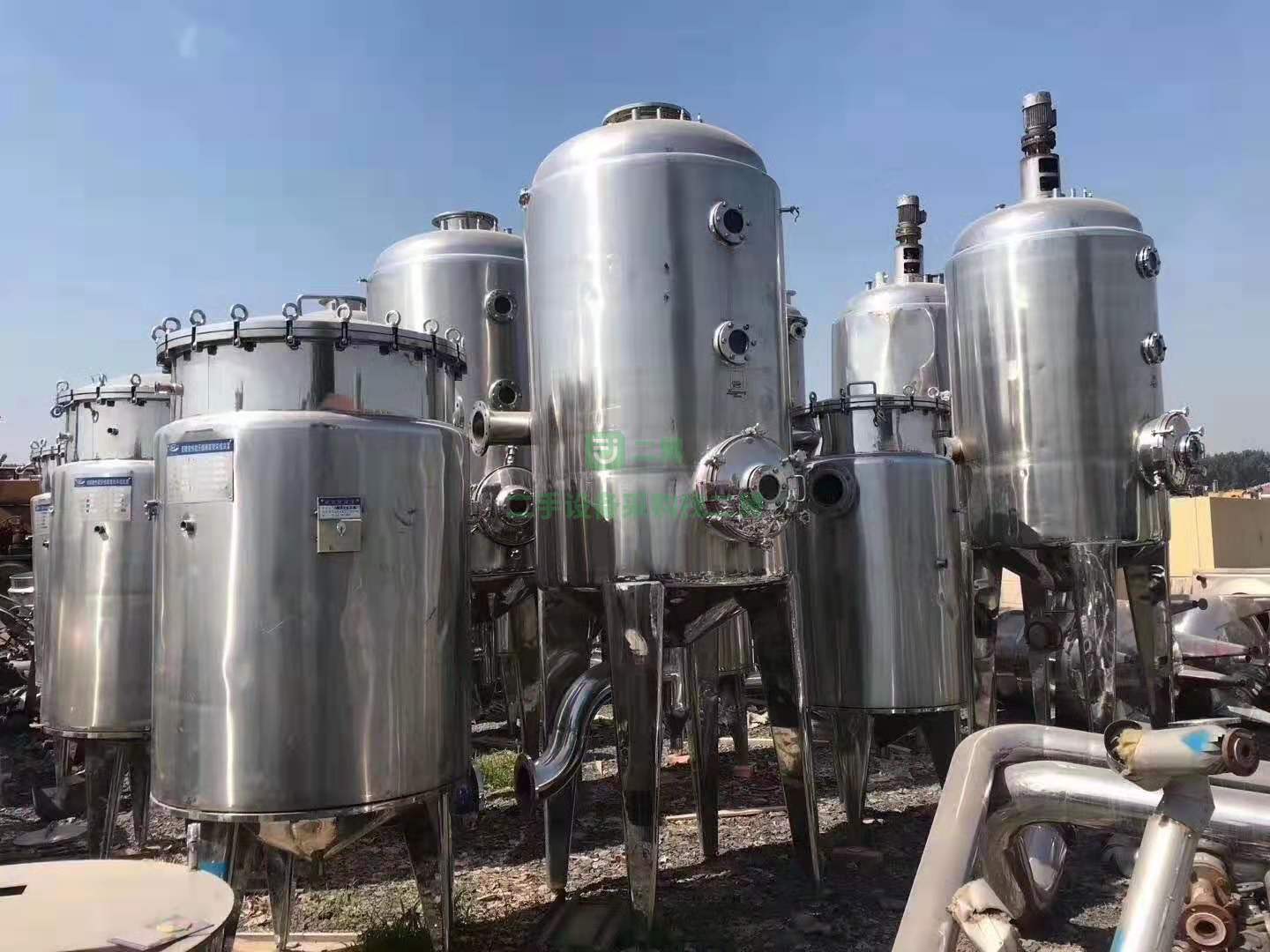 急售9成新3噸雙效濃縮蒸發器山東省濟寧市