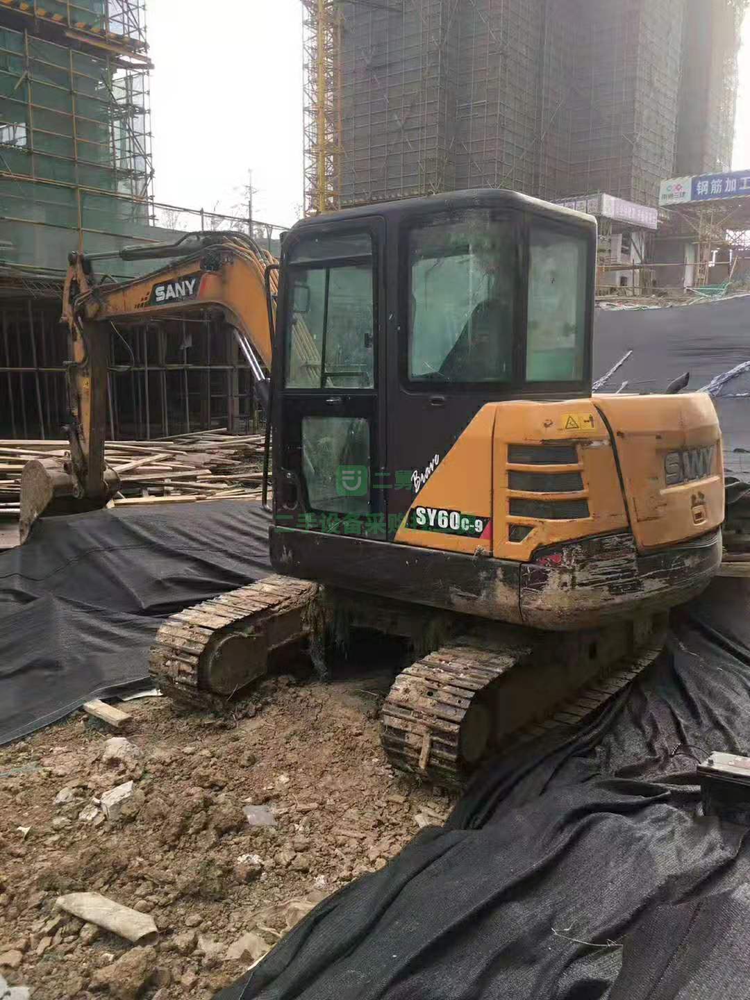 工程結束，低價轉讓三一60-9，二手挖掘機