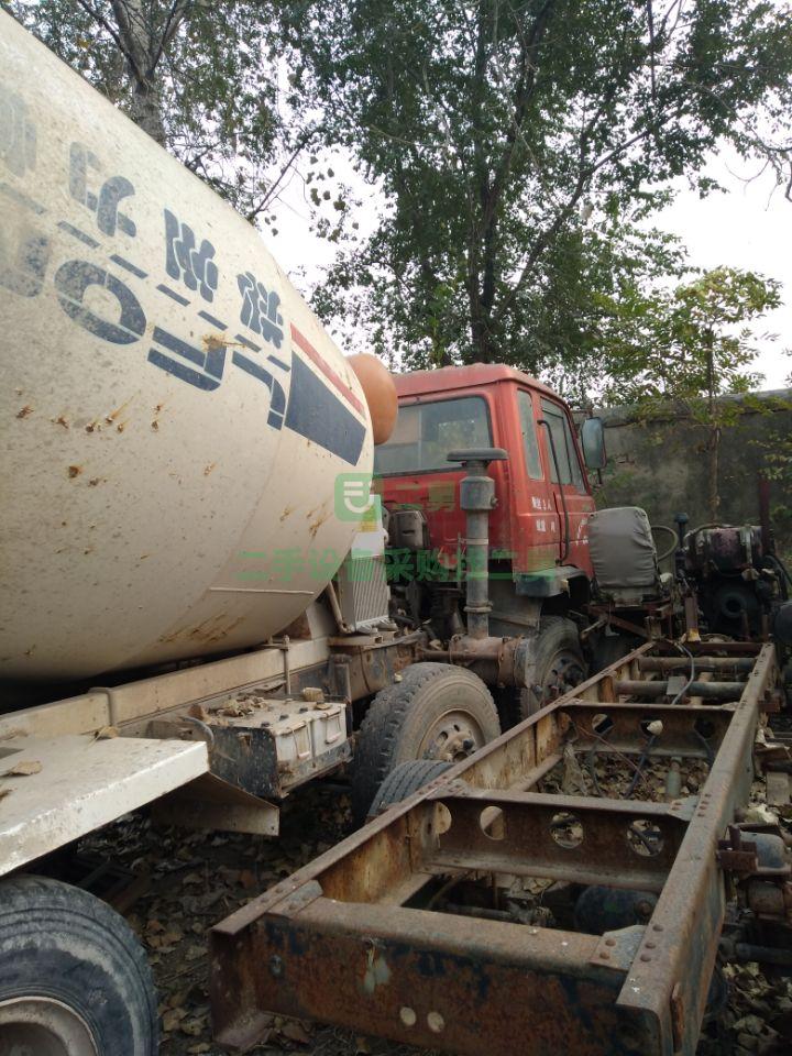 急售7成新混泥土罐車陜汽德龍前四后四8方罐山東省菏澤市