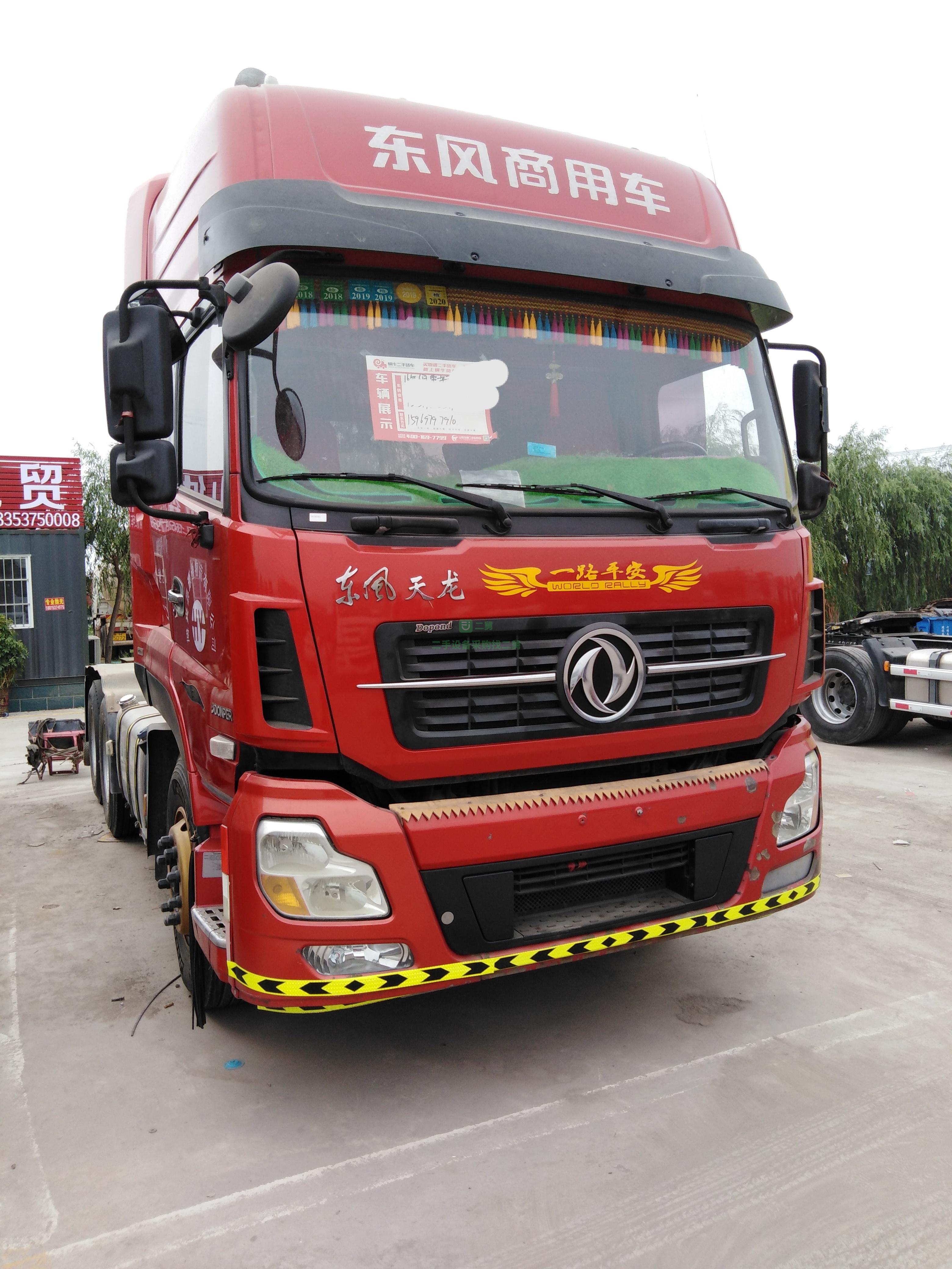 二手牽引車雙驅解放j6德龍東風天龍雙驅雙導向單曲手續齊全