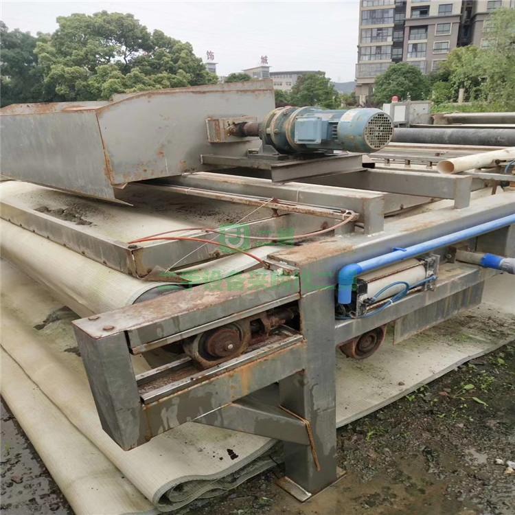 出售二手泥漿脫水設備 帶式壓濾機 三網帶式壓濾機 洗沙污水處理設備