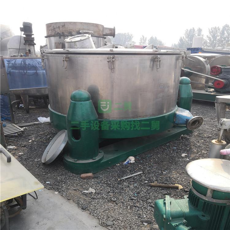 出售二手 三足離心機 專用工業(yè)大容量不銹鋼離心式甩干桶