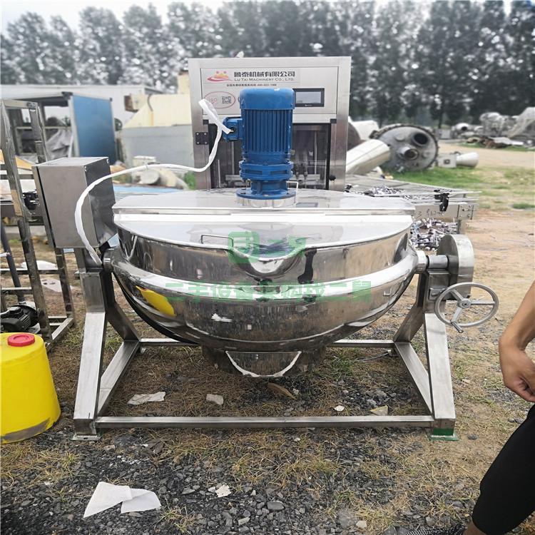 出售二手500L不銹鋼電加熱夾層鍋 600L不銹鋼電加熱夾層鍋 低價出售夾層鍋