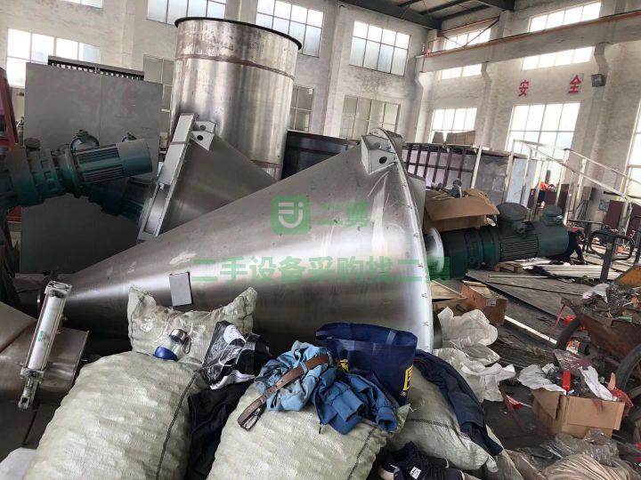 急售9成新錐形混合機坤特DSH-2000L-3000L山東省