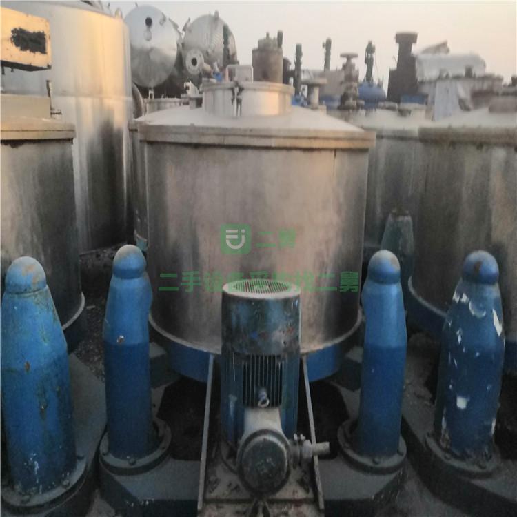 出售二手 三足離心機 專用工業(yè)大容量不銹鋼離心式甩干桶