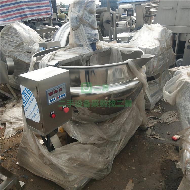 出售二手500L不銹鋼電加熱夾層鍋 600L不銹鋼電加熱夾層鍋 低價出售夾層鍋