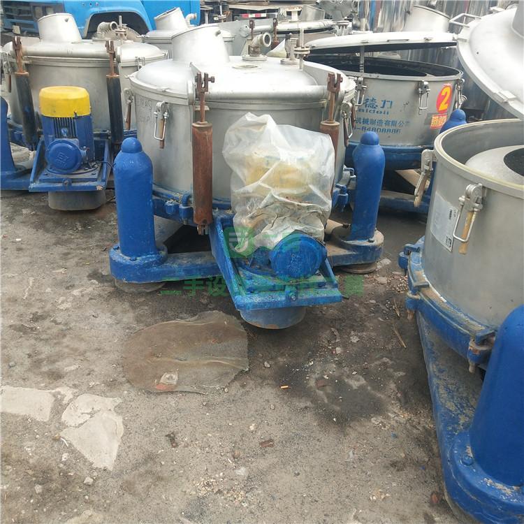 出售二手 三足離心機 專用工業(yè)大容量不銹鋼離心式甩干桶