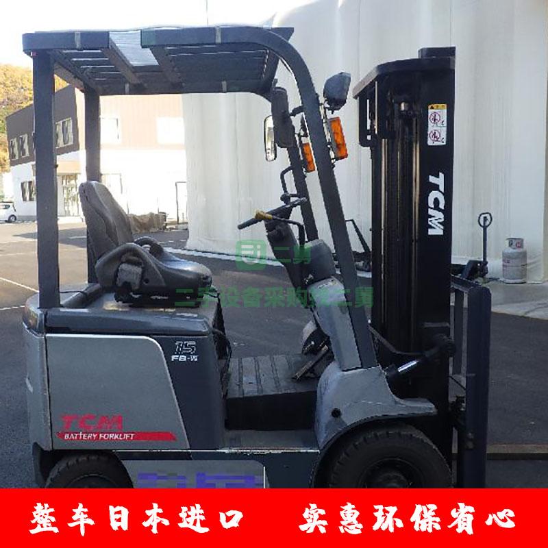 二手尼桑進口叉車2噸四支點平衡重電動叉車環保電動叉車三點