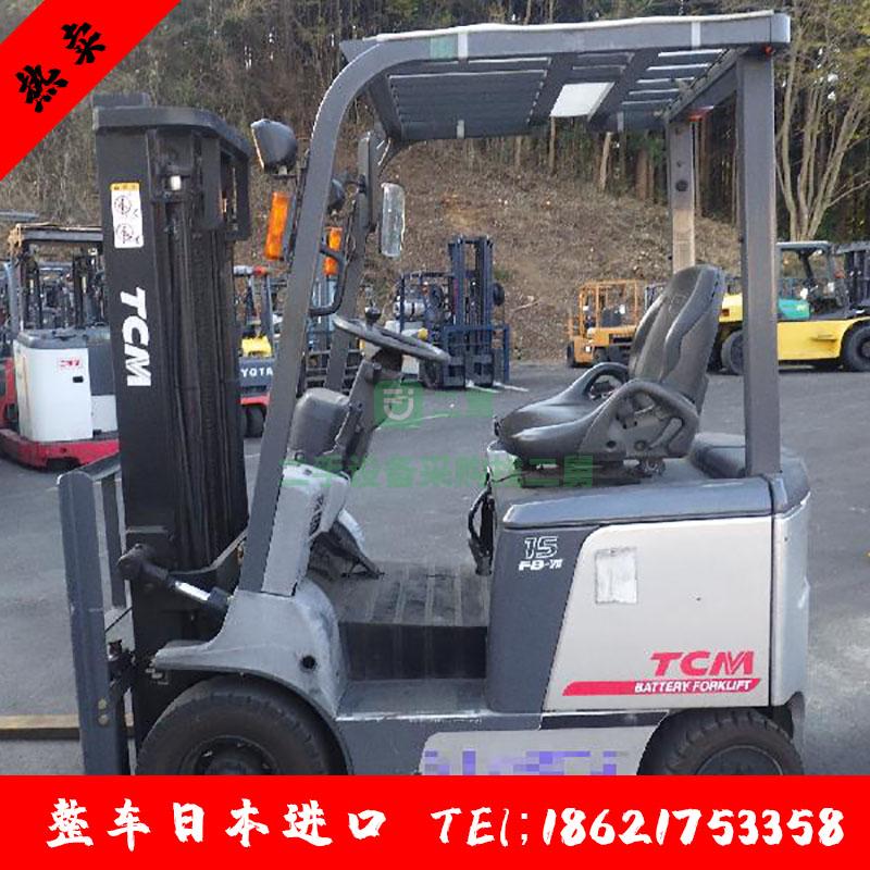 二手尼桑進口叉車2噸四支點平衡重電動叉車環保電動叉車三點
