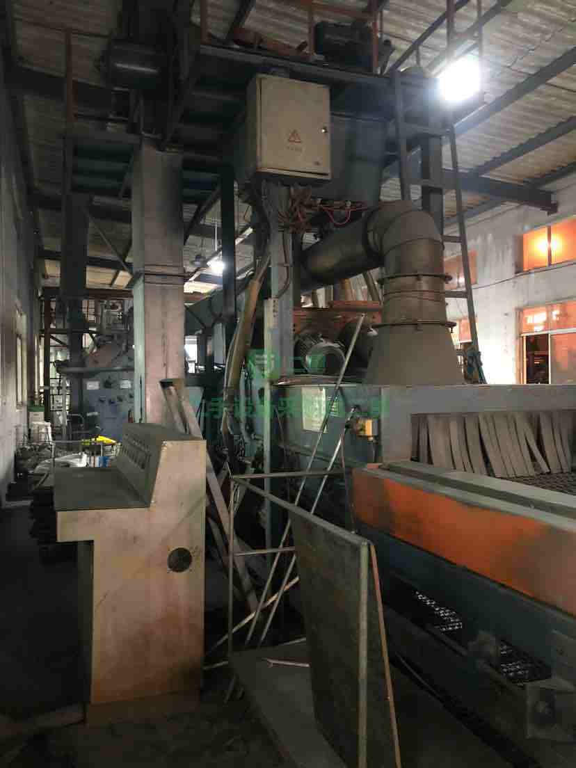 急售8成新網帶通過式拋丸機江蘇產WD8030-8江蘇省-鹽城市