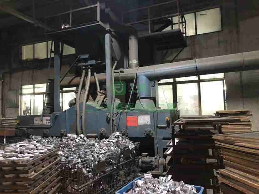 急售8成新網帶通過式拋丸機江蘇產WD8030-8江蘇省-鹽城市