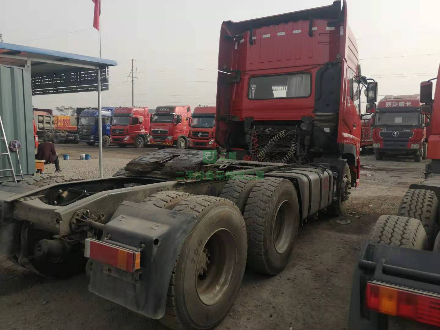 急售9成新牽引車東風天龍馬力420，國五排放山東省濟寧市