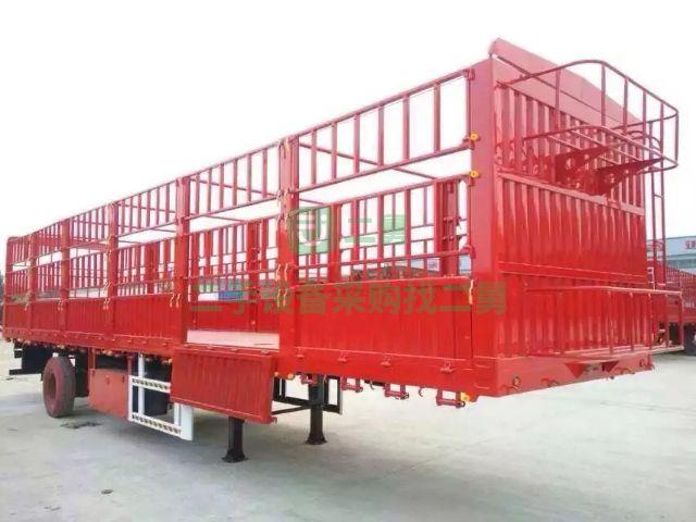 9成新13×2.55倉欄半掛車