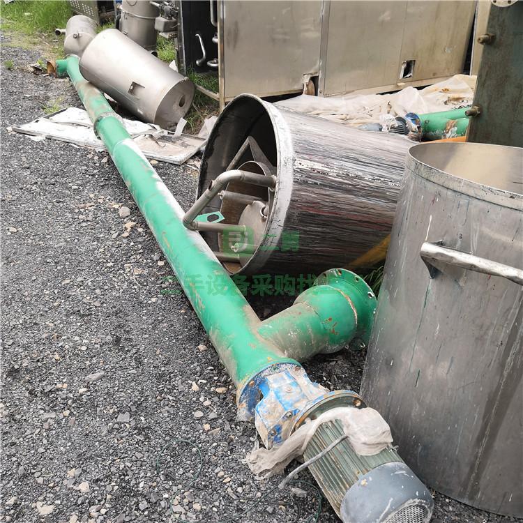 二手絞龍 上料機封閉管式U型螺旋垂直提升機 不銹鋼螺旋提升機