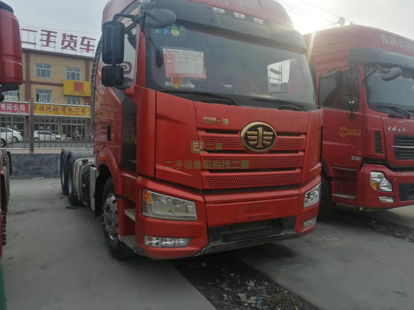 急售9成新牽引車J6P國五排放，雙驅輕體，500馬力山東省濟寧市