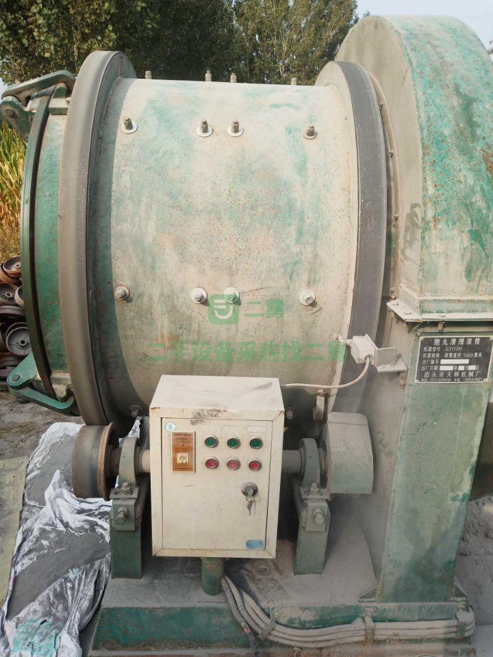 7成新滾筒式拋丸機噴砂機河北省滄州市