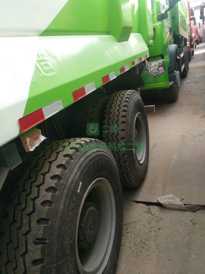 急售9成新自卸式篷蓋垃圾車解放自卸車，可分期，掛靠
