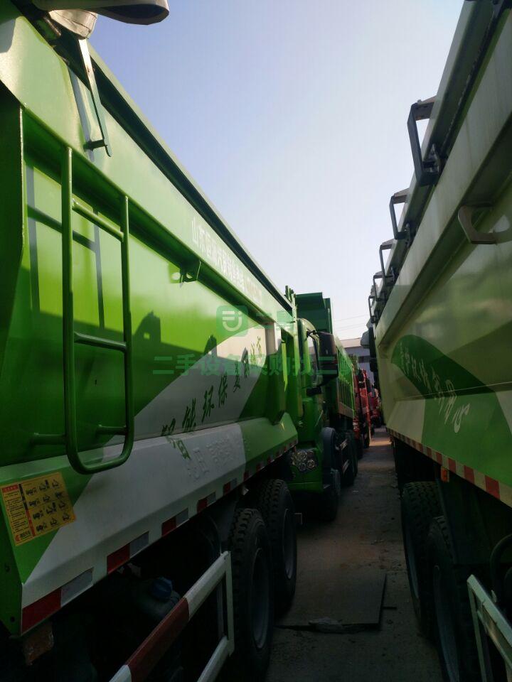 急售9成新自卸式篷蓋垃圾車解放自卸車，可分期，掛靠