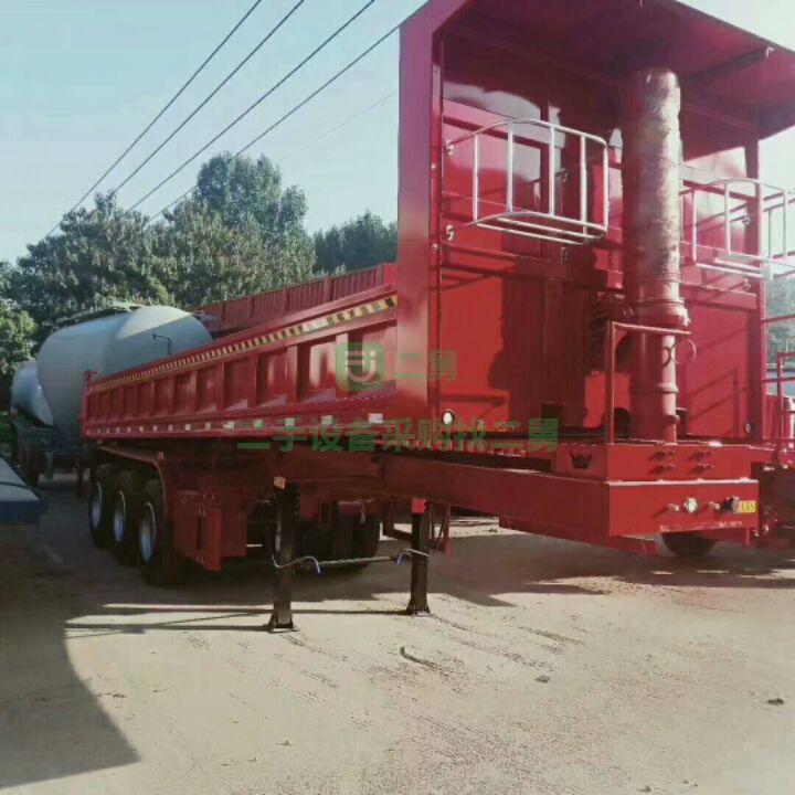 急售9成新半掛車側翻半掛車