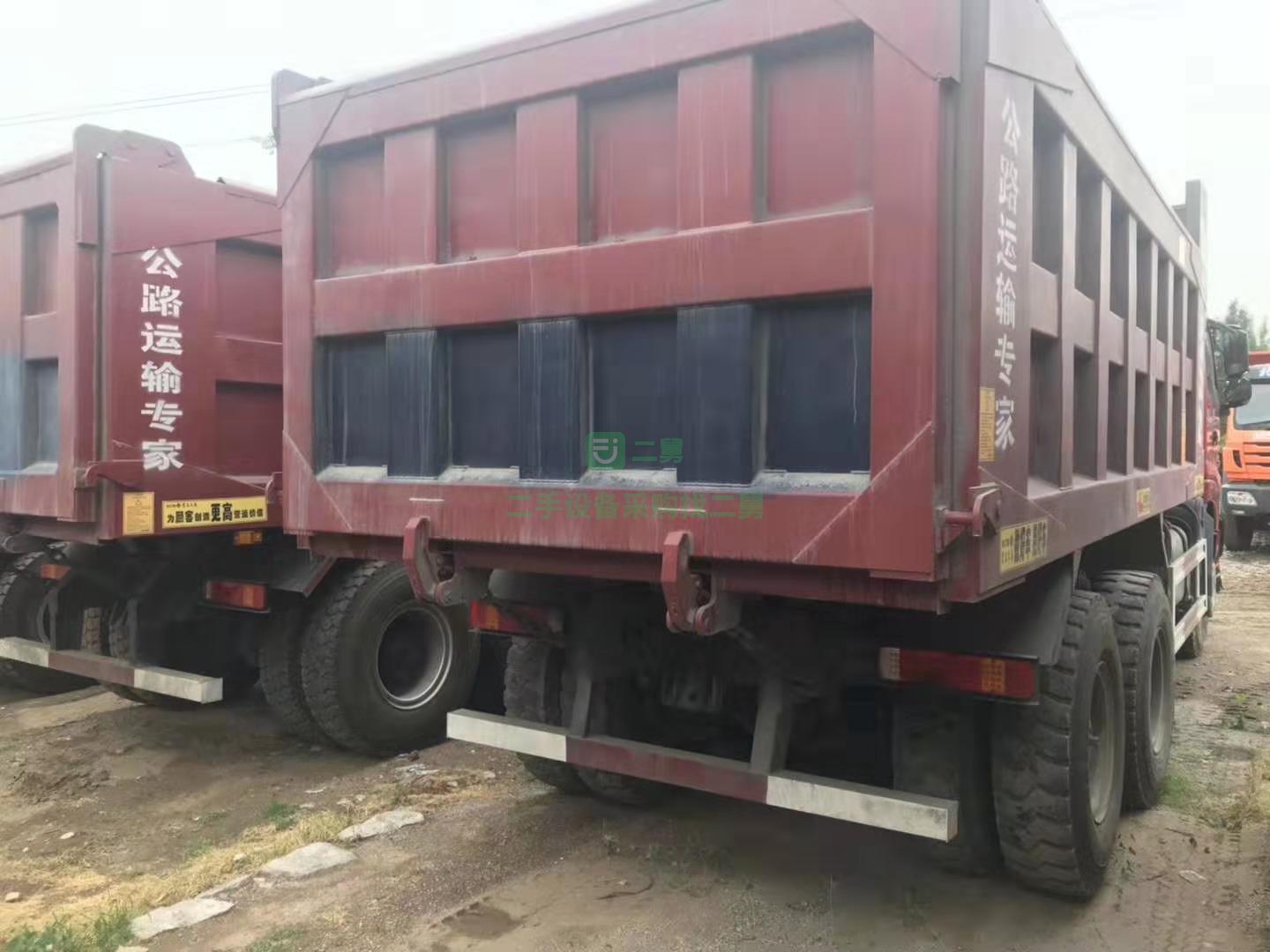 急售9成新自卸車歐曼箱長5.8米高1.7米礦山大箱380馬力河北省唐山市