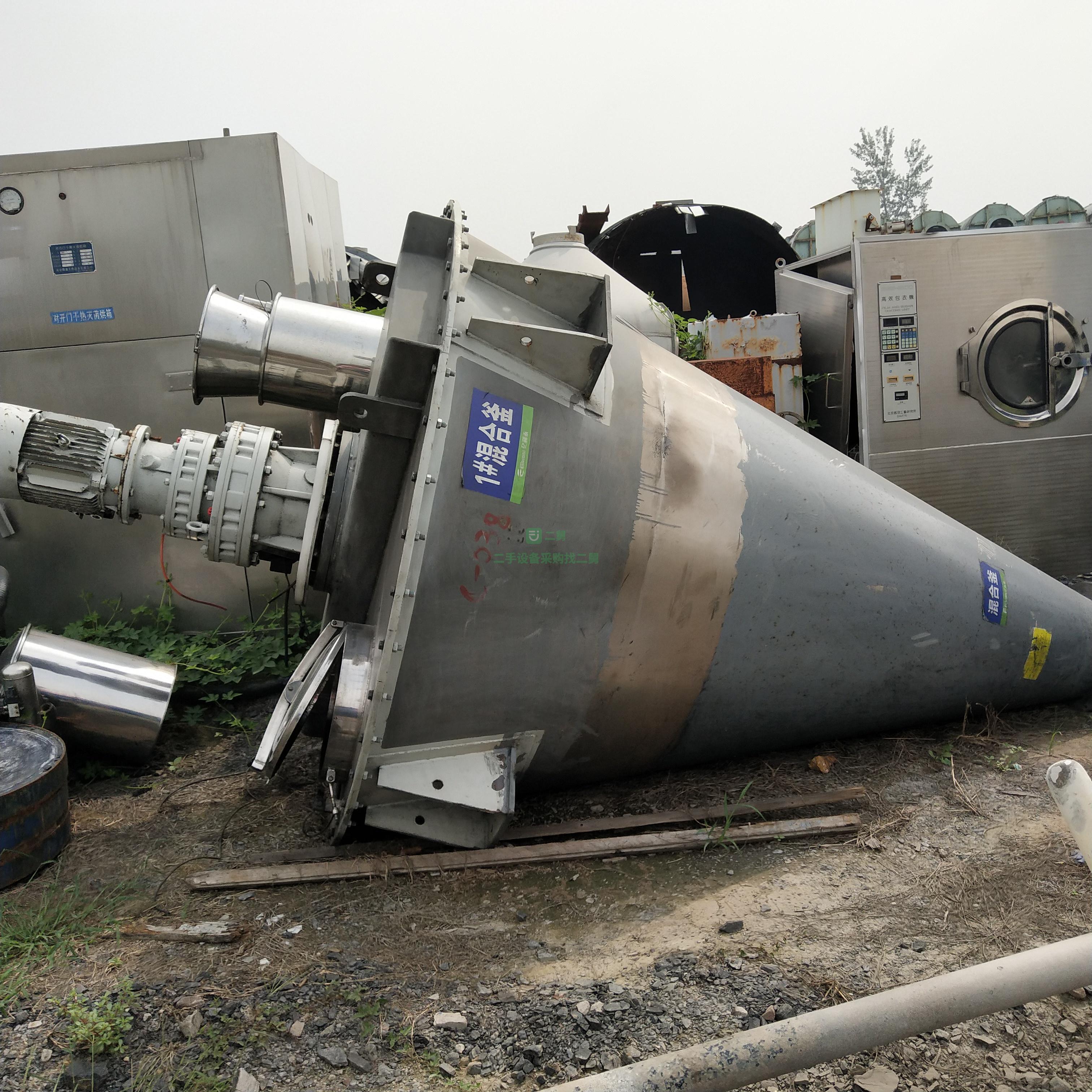 低價轉讓10立方雙螺旋混合機2臺二手雙螺旋混合機價格