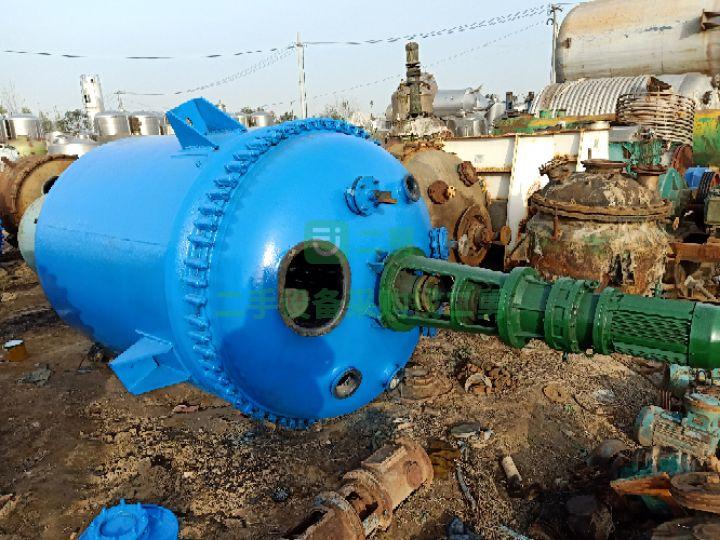 出售3000L太極搪瓷反應釜   二手3000L搪瓷反應釜