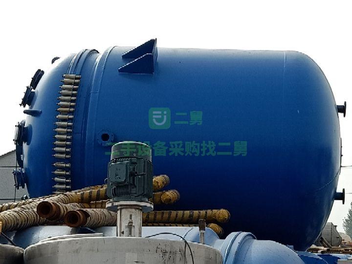 出售3000L太極搪瓷反應釜   二手3000L搪瓷反應釜