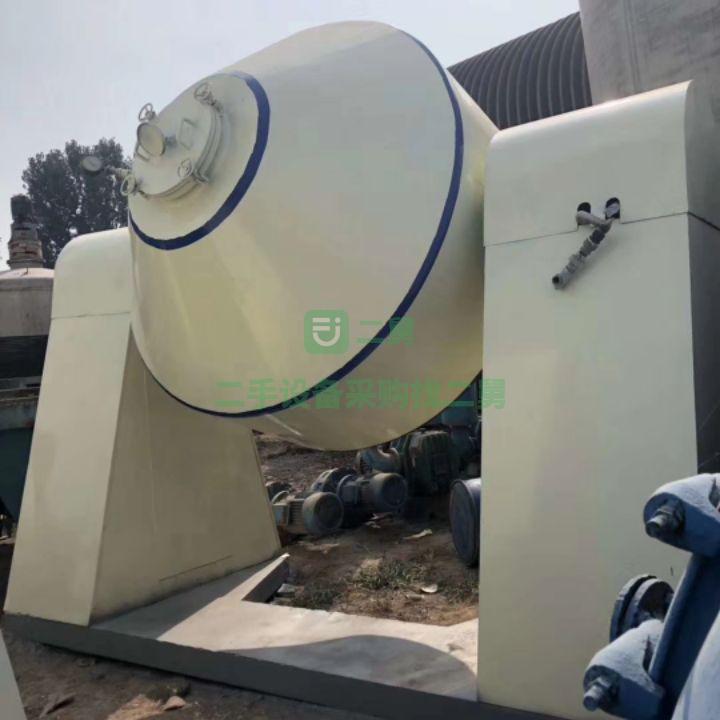 急售9成新2000升雙錐干燥機志浩搪瓷雙錐山東省濟寧市