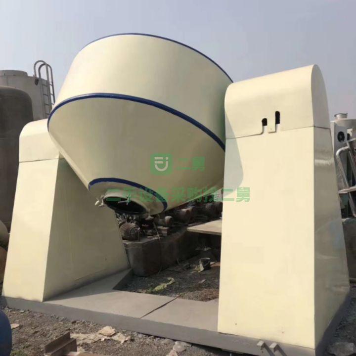 急售9成新2000升雙錐干燥機志浩搪瓷雙錐山東省濟寧市