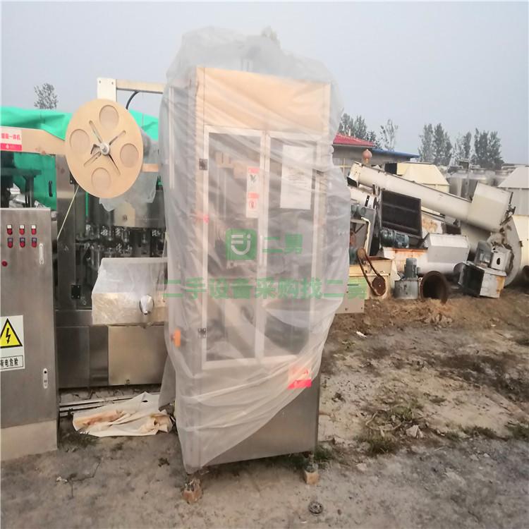 出售全自動套標機二手果汁飲料套標機二手礦泉水套標機熱收縮套標