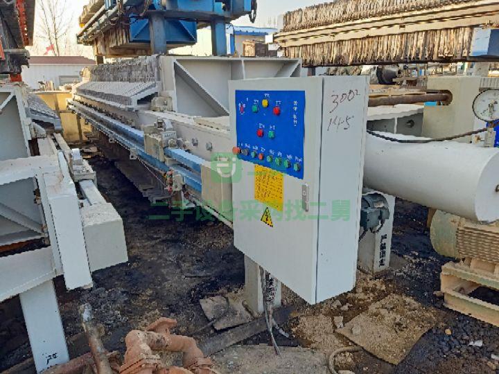 出售260平方反沖洗隔膜壓濾機 250平方隔膜壓濾機