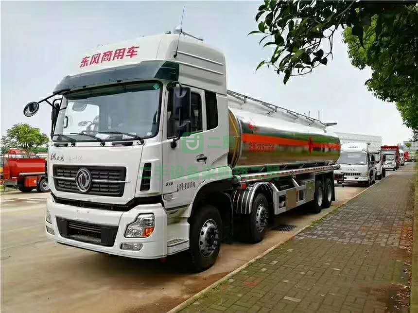 東風天龍20噸前四后八鋁合金油罐車包上戶可分期