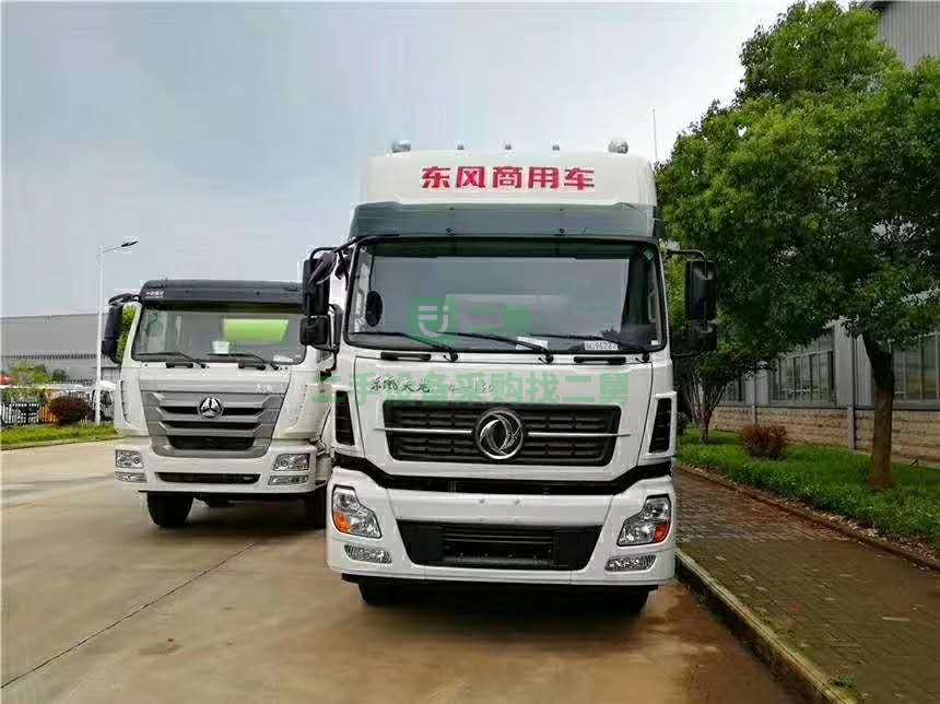 東風天龍20噸前四后八鋁合金油罐車包上戶可分期