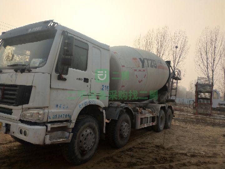 出售8成新豪沃攪拌車，大18方亞特375發動機