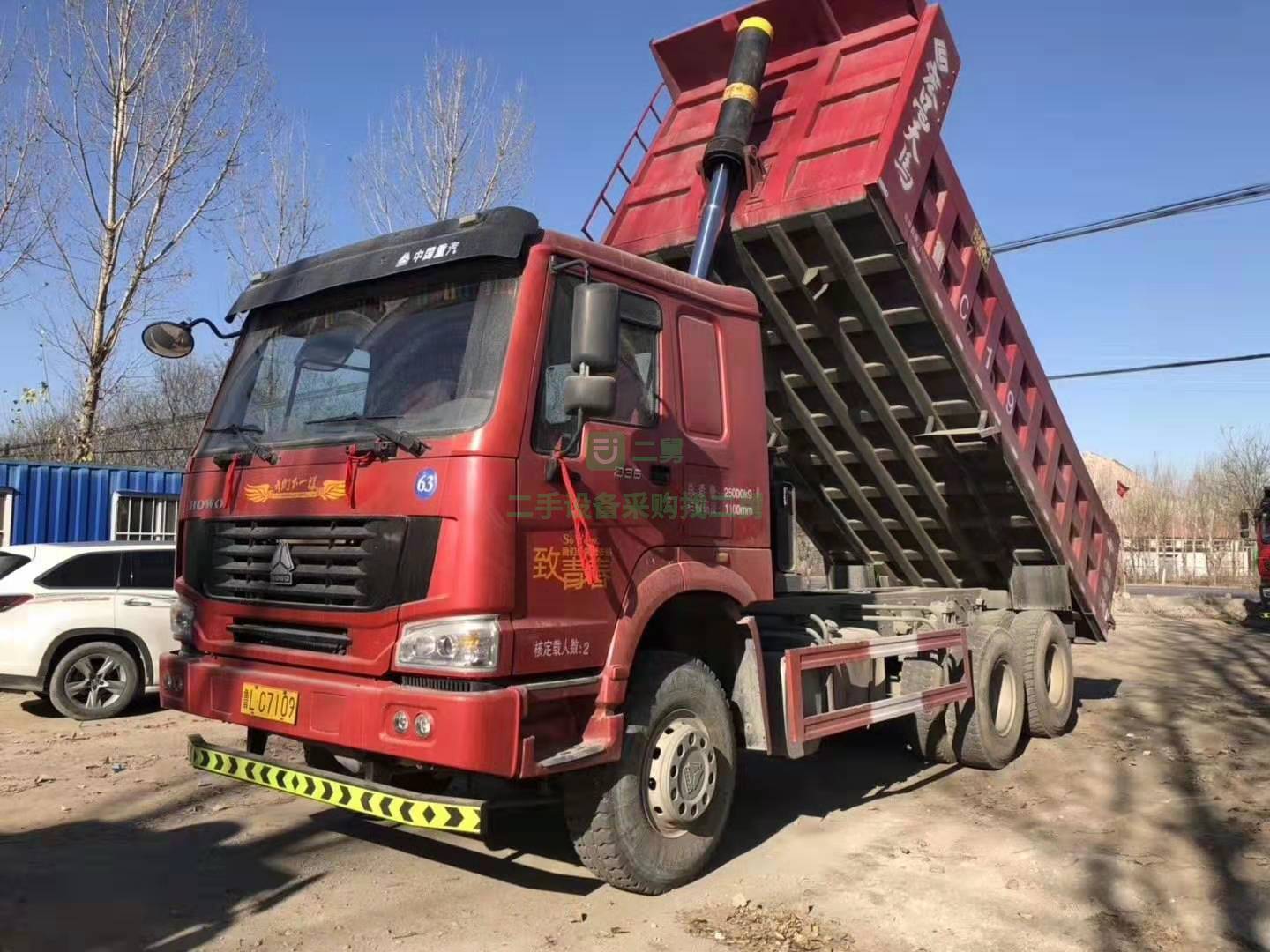 出售14年最后一批大泵375馬力5.8米大箱自卸車
