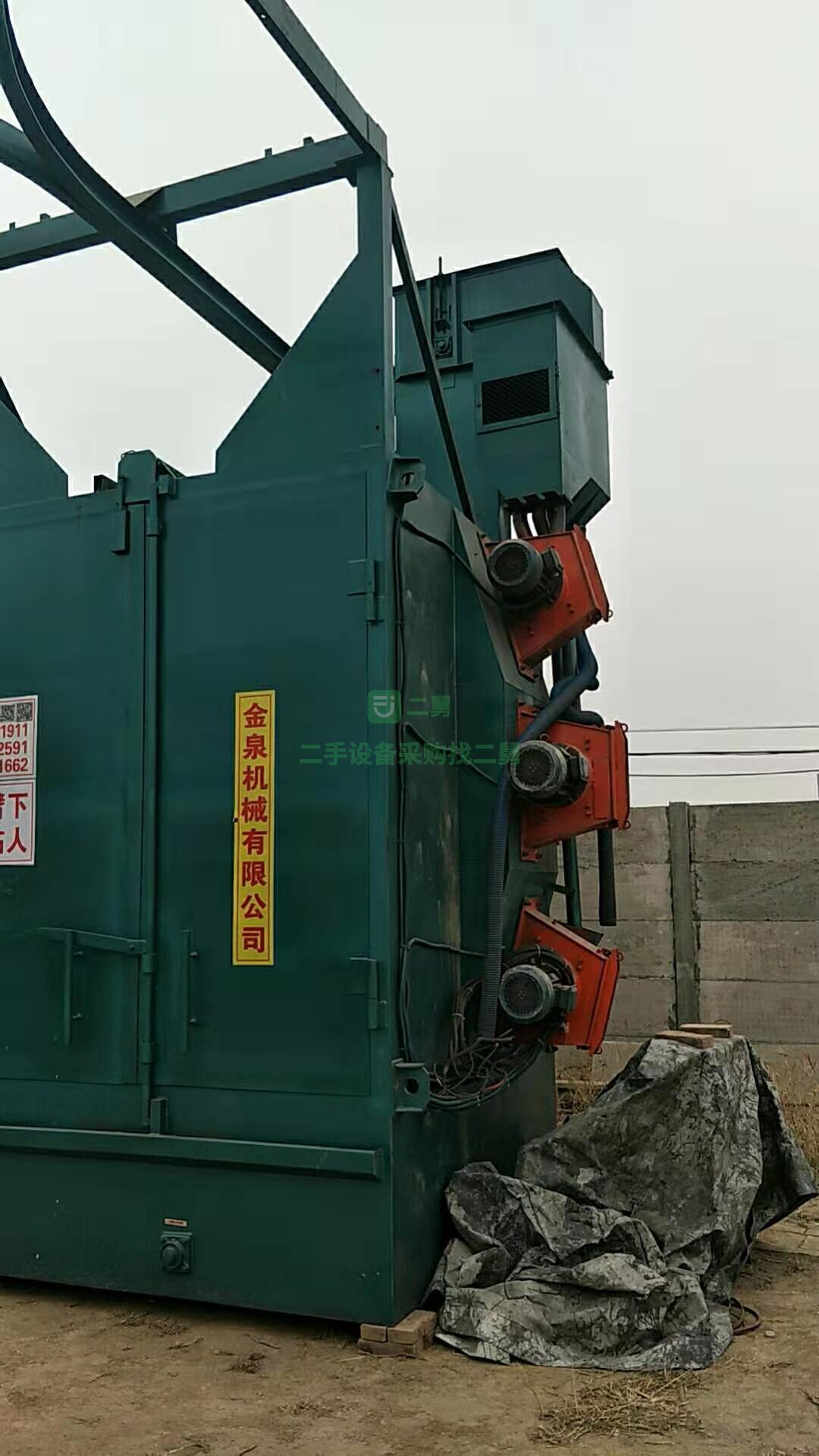 急售9成新拋丸機2.5米乘2.5米，三臺7.5千瓦拋丸器，雙鉤一噸河北省廊坊市