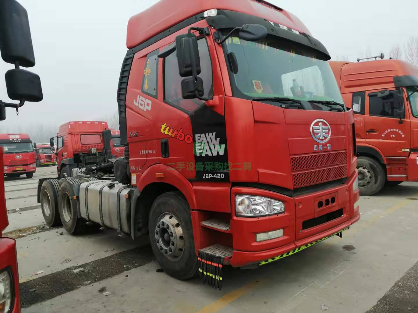 急售9成新牽引車解放J6P420，國五排放，雙驅輕體河南省開封市