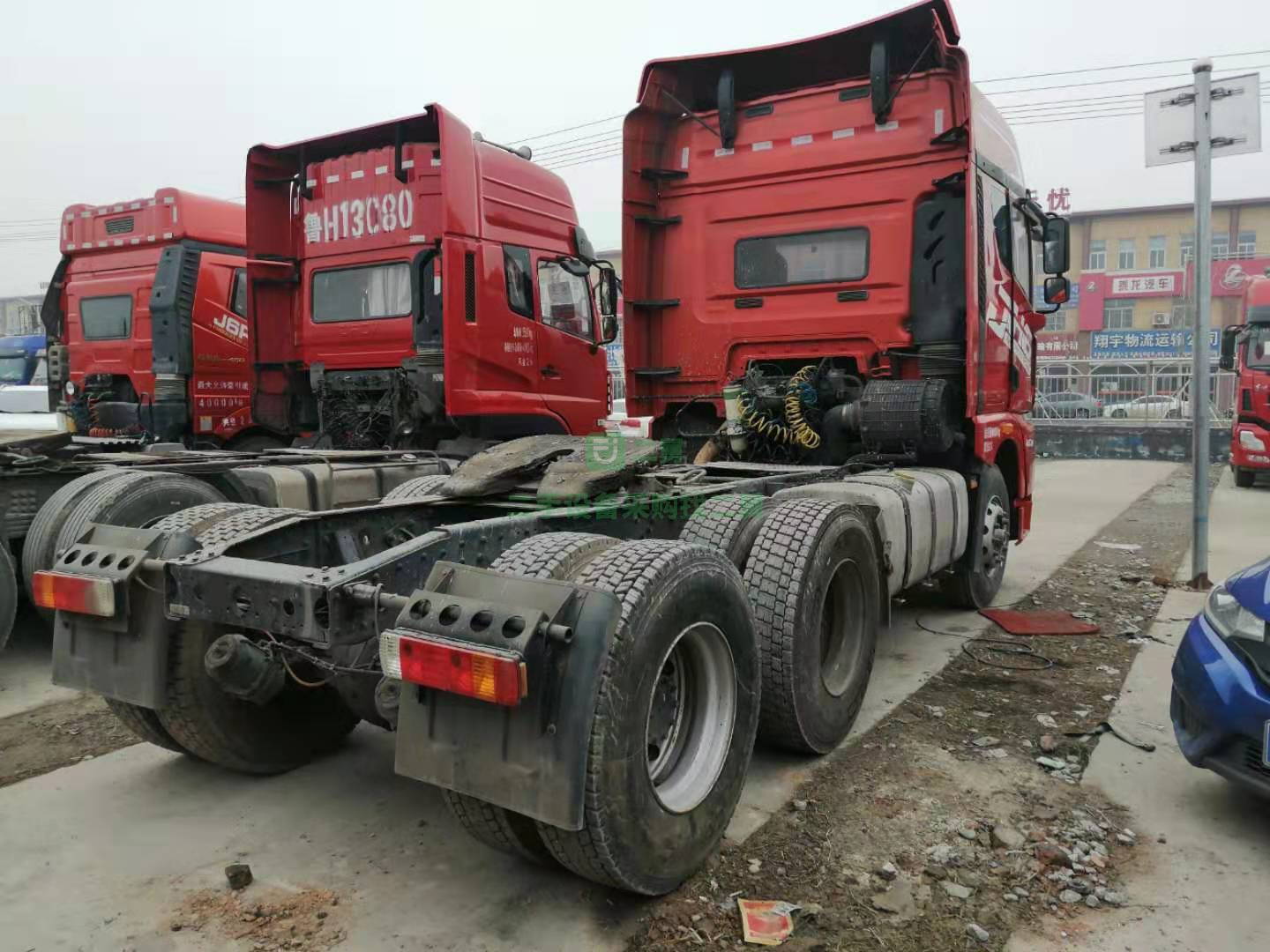 急售9成新牽引車解放JH6國四排放，雙驅輕體，460馬力山東省濟南市