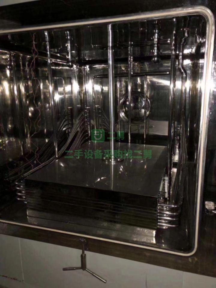 出售二手9成新凍干機上海東富龍7.5平方凍干機