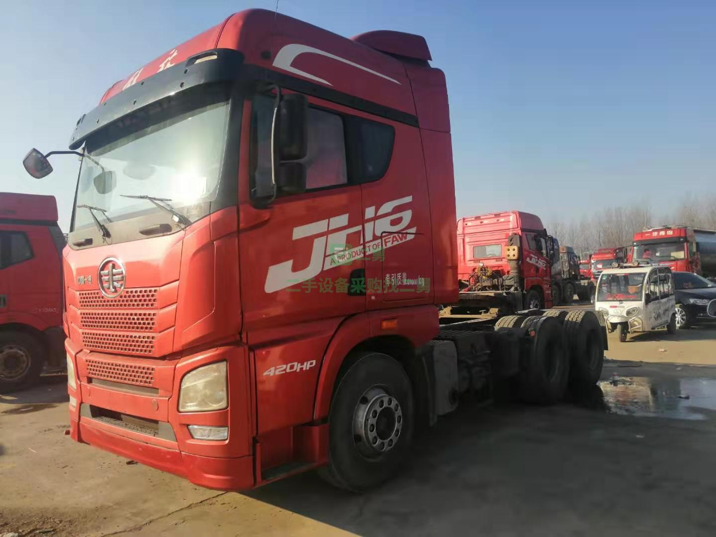 急售9成新牽引車解放JH6420HP，國五排放，雙驅輕體山東省濟寧市