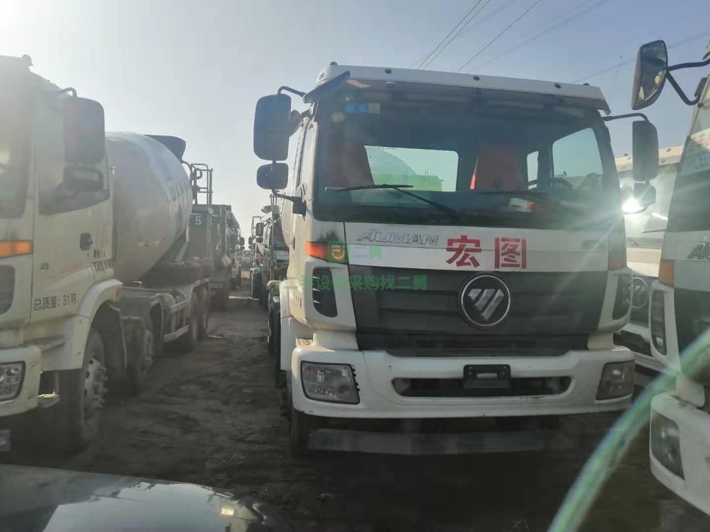急售9成新攪拌車歐曼 ETX輕華版，國五排放，12方山東省濟寧市