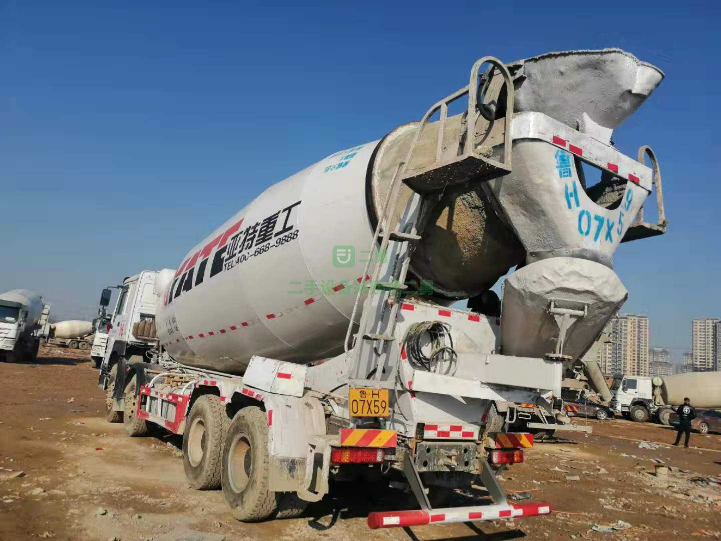 急售9成新攪拌車(chē)豪沃國(guó)五排放，大20方山東省濟(jì)寧市
