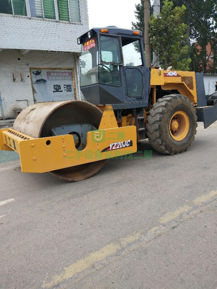 8成新振動壓路機徐工18