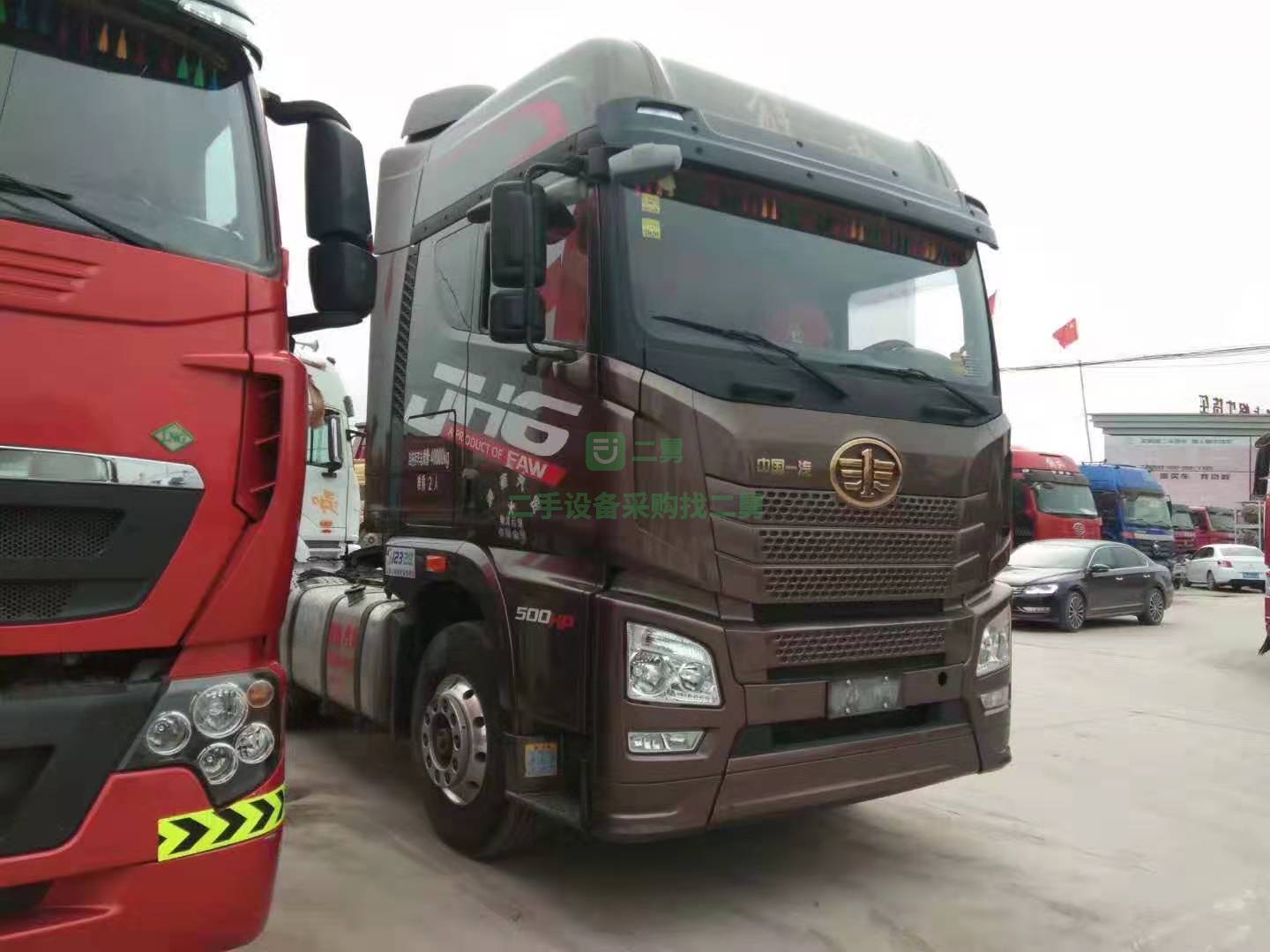 二手牽引車解放500馬力雙驅輕體