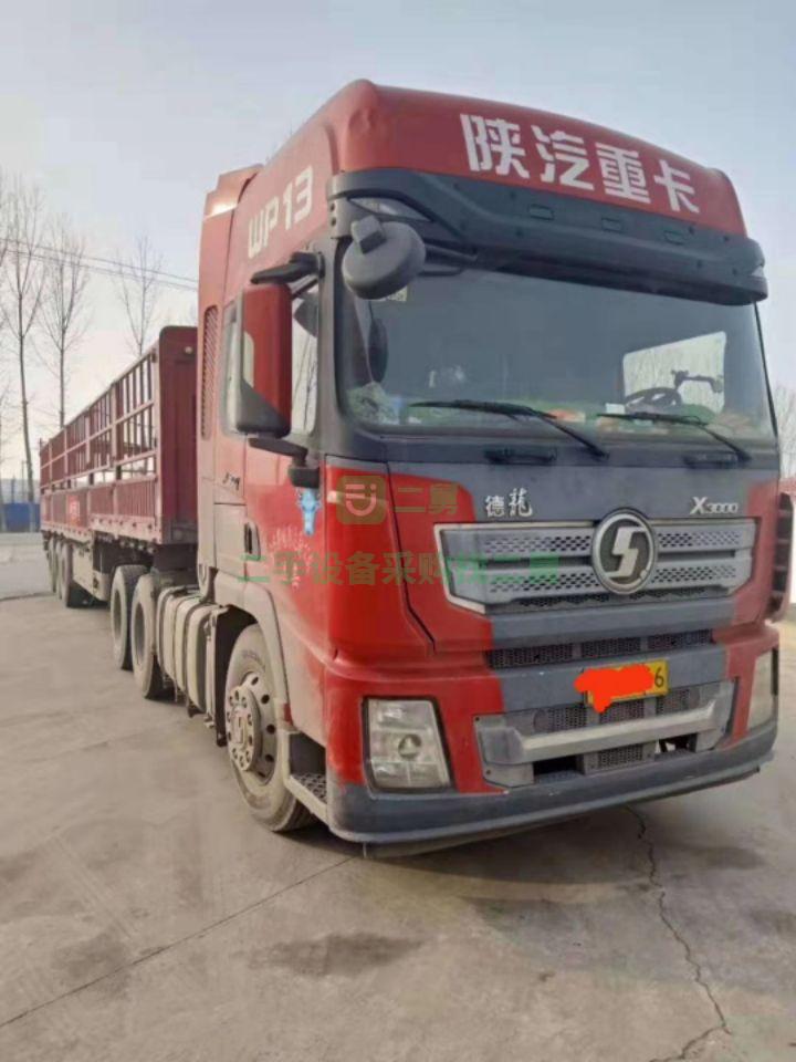 急售8成新二手牽引車陜汽德龍X3000
