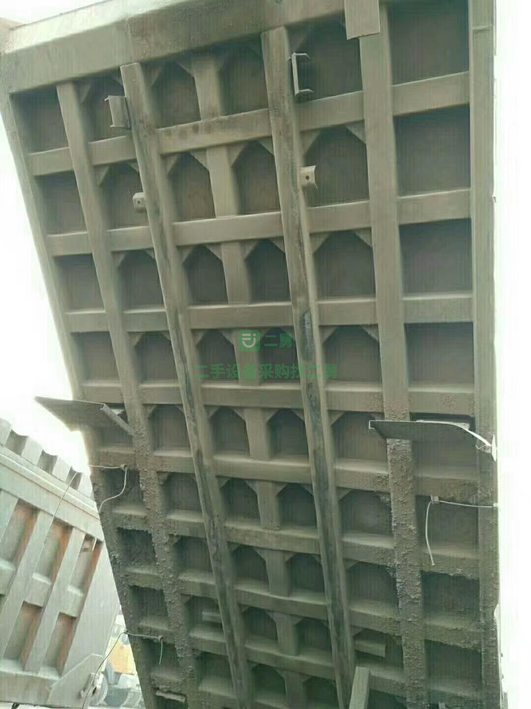 出售二手陜汽德龍后八輪翻斗車自卸車
