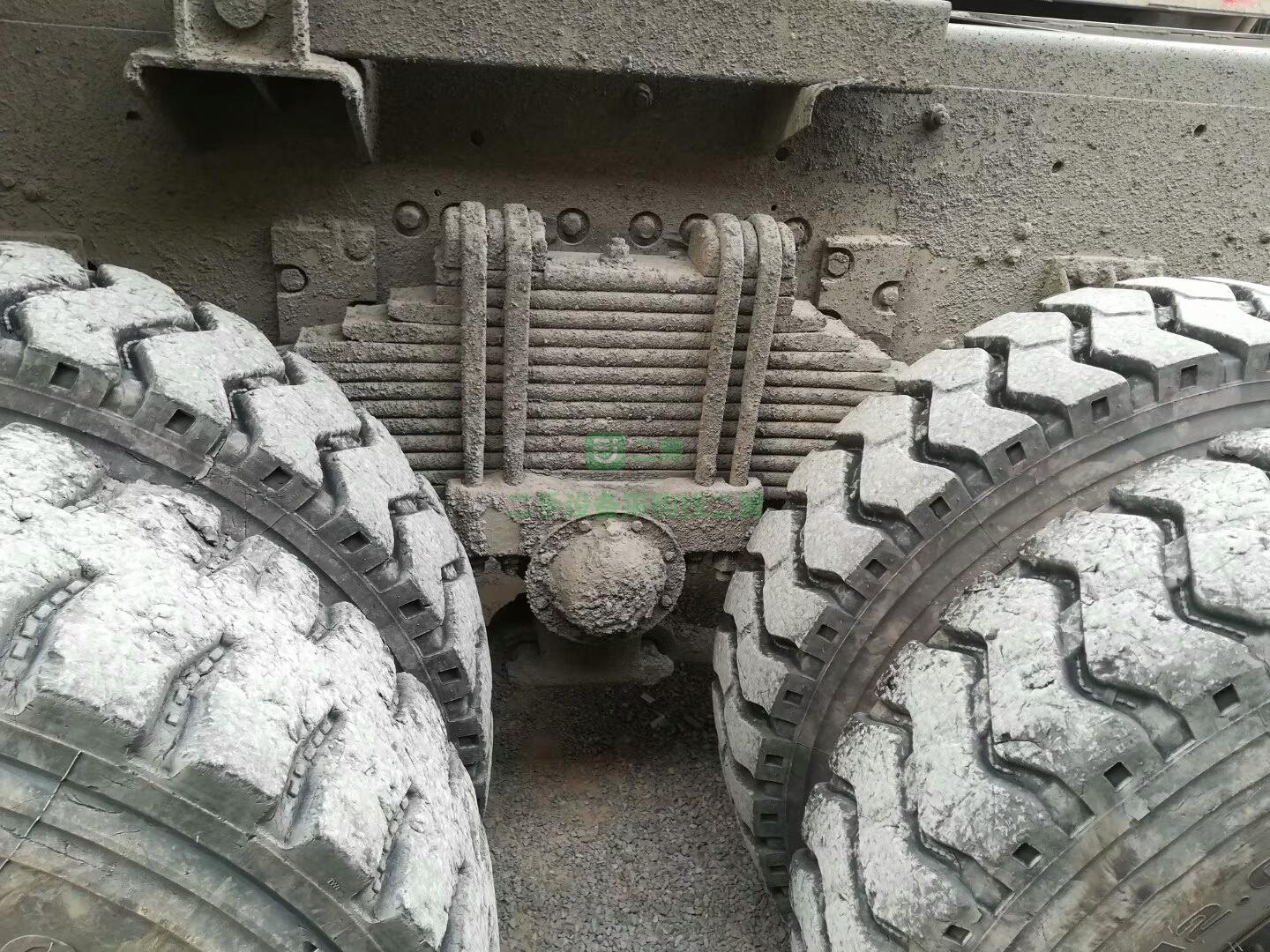 出售二手陜汽德龍后八輪翻斗車自卸車