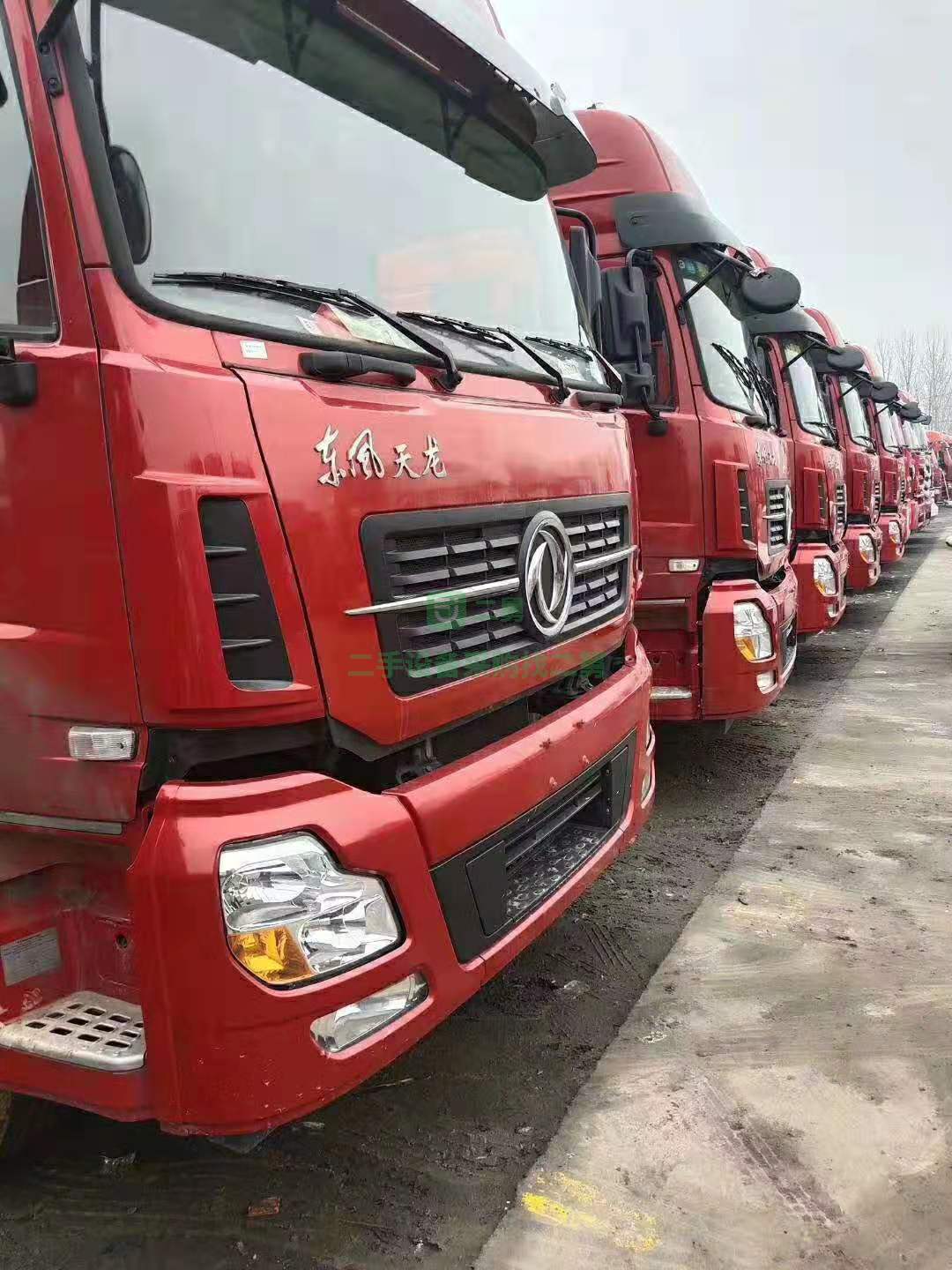 出售18年8月平頂東風天龍牽引車,450馬力國五
